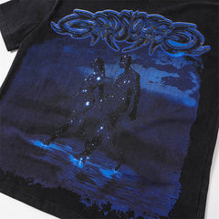 Starry Night Walk Pattern T-shirt #G6360