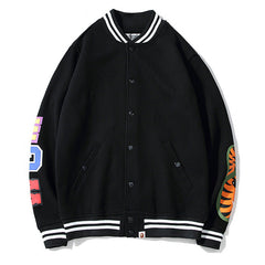 Baseball Embroidered Cartoon print jacket #09