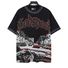 Racing Car Pattern T-shirt #G6222