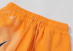 Fire Black Closed Elastic Bottom sweatpants