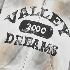 Letter Pattern Hoodie #V151