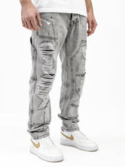 MODP Distressed Grey Jeans