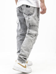 MODP Distressed Grey Jeans