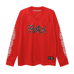 CH Mesh Cross Print Long Sleeved T-shirt #C1003