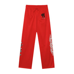 CH Mesh Cross Print Pants #C1004