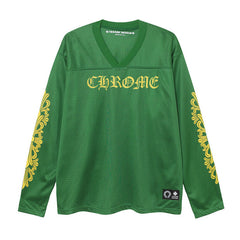 CH Mesh Cross Print Long Sleeved T-shirt #C1003