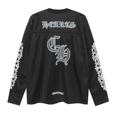 CH Mesh Cross Print Long Sleeved T-shirt #C1003