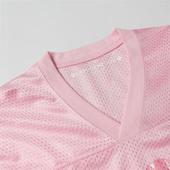 CH Mesh Cross Print T-shirt #C1001