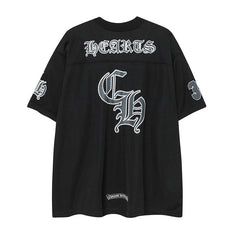 CH Mesh Cross Print T-shirt #C1001