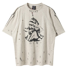 Washed Vintage Casual T-Shirts