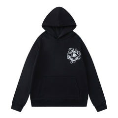 Pattern Letter Hoodie #7229