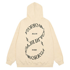 MODP TIFO Letter Print Hoodie