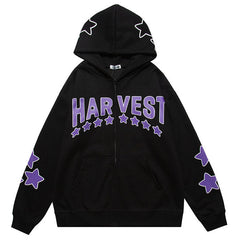 MODP TIFO Star Letter Print Hoodie