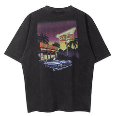 Letter Logo Print T-Shirt