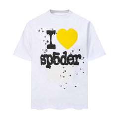 Web Heart Letter T-shirt #S T001