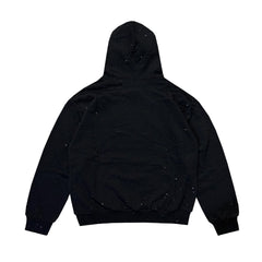 Rhinestone Letter Hoodie #S557