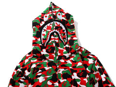 Multicolor camouflage shark Hoodie