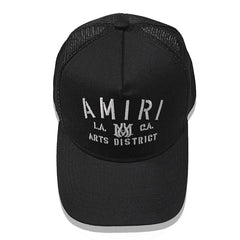 logo-embroidered trucker cap