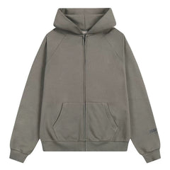 Zippered Cardigan Hoodie