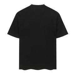 Letter Star T-shirt #S T021 Black
