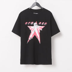 Letter Pattern T-shirt #S T007