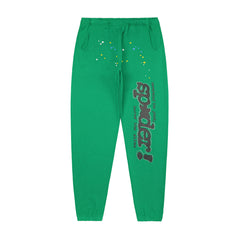 Letter Pattern Rhinestones Pants #S239k
