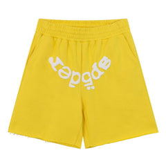 Letter Pattern Shorts #S232 Yellow