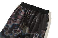 Camouflage gradient casual pants