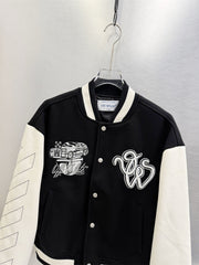 Letter Embroidered Jacket #S71