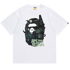 Halloween  Mansion  Head Tee