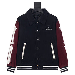 Corduroy Bones Varsity Jacket