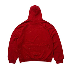 Rhinestone Letter Hoodie #S557