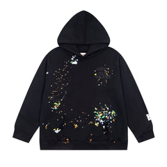 Letter Patterned Hoodie #G587