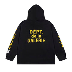 Letter Patterned Hoodie #G589