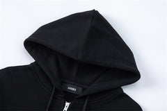 Pattern Letter Hoodie #7227