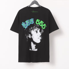Letter Pattern T-shirt #S T016
