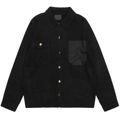 pockets Sweater coat