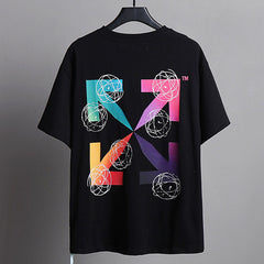 Cartoon color spelling arrow pattern T-Shirts