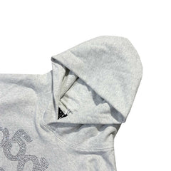 Rhinestone Letter Hoodie #S555