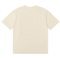 Warning Logo Cotton Short-Sleeve T-Shirts