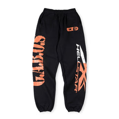 Airbrushed Skull Closed Elastic Bottom Sweatpants
