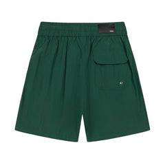Straight-Leg Mid-Length Logo-Print Swim Shorts