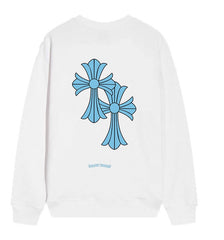 Letter Cross Pattern Sweatshirt #P06