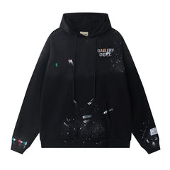 Letter Patterned Hoodie #G706