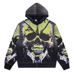 Letter Pattern Hoodie #V6067