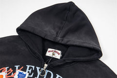 Letter Pattern Hoodie #VA09