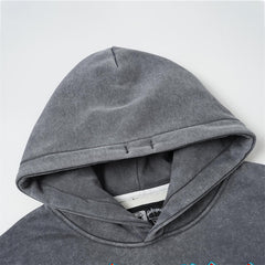 Letter Skull Pattern Hoodies #G6610