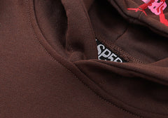 Number Hoodie-Brown #8203