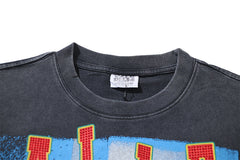 Washed Distressed Rhinestone T-shirt