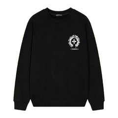 Letter Cross Pattern Sweatshirt #D06